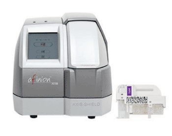 Image: Afinion analyzer for lipid panel and other clinical chemistry tests (Photo courtesy of Alere).